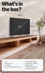 Amazon Fire TV 55" Omni Mini-LED Series, QLED 4K UHD smart TV, Dolby Vision IQ, 144hz gaming mode, Ambient Experience, hands-free with Alexa, 2024 release - Image 4