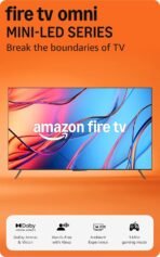 Amazon Fire TV 55" Omni Mini-LED Series, QLED 4K UHD smart TV, Dolby Vision IQ, 144hz gaming mode, Ambient Experience, hands-free with Alexa, 2024 release