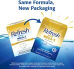 Refresh Optive MEGA-3 Lubricant Eye Drops Preservative-Free Artificial Tears, 0.01 fl oz (0.4 mL), 30 Single-Use Containers - Image 3