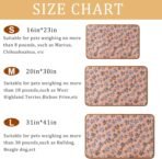 1 Pack 3 Blankets Super Soft Fluffy Premium Fleece Pet Blanket Flannel Paw Printed Throw for Dog Puppy Cat (Small 23x16'', Brown, Pink, White) - Image 3